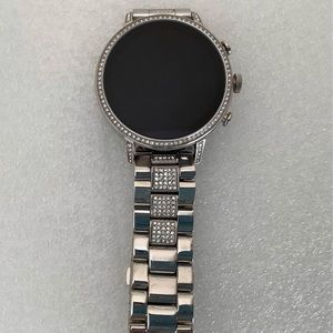 Fossil - Gen 4 Venture HR Smartwatch for Women 40mm Silver